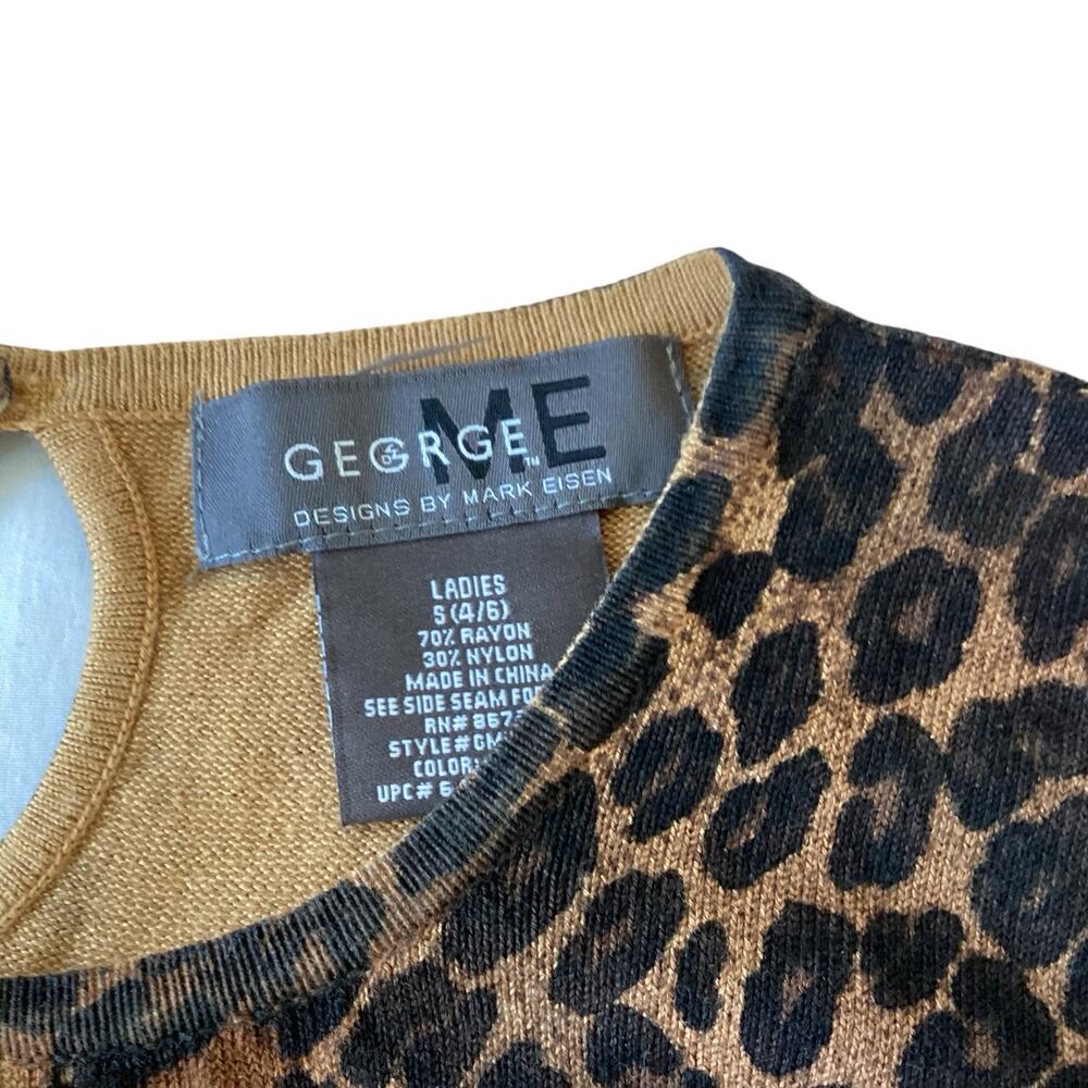 George Leopard Print Top - Picture 4 of 5